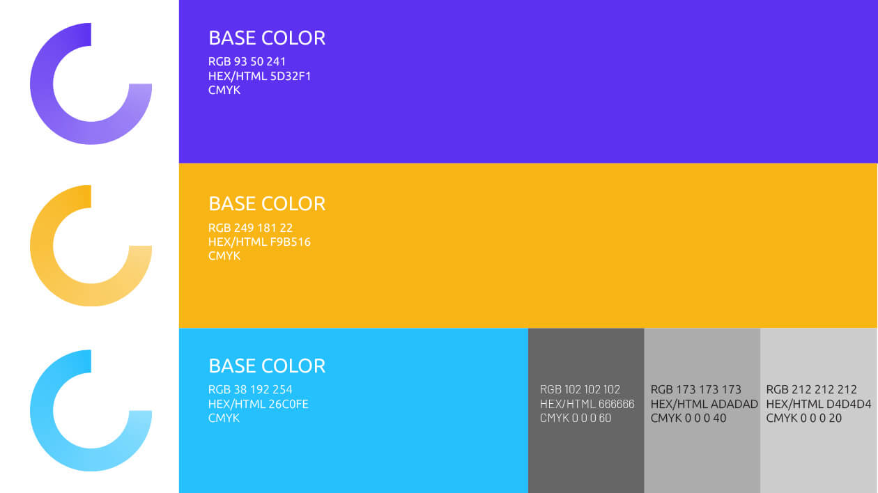 طراحی پالت رنگ هویت بصری